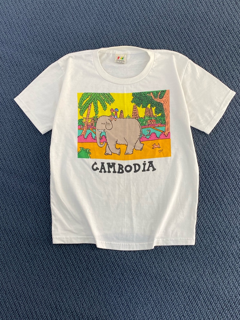 Vintage Cambodia Graphic Tee